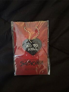 Chilling Adventures of Sabrina "Go To Hell" Heart necklace